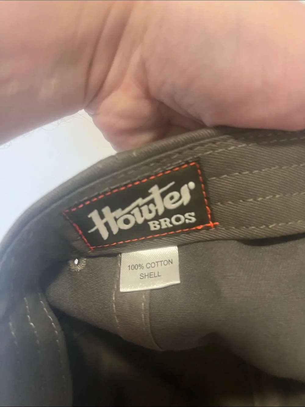 Howler Brothers Olive Green Baseball Cap with Rust Embroidery